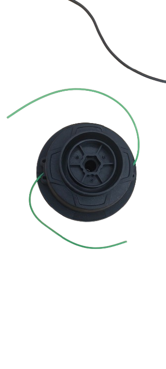 Cap tambur cu fir, mosor motocoasa Autocut C6-2, negru-gri cu buton negru