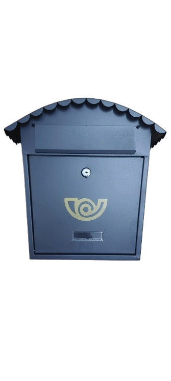 Cutie postala, 365x365x130 mm, gri antracit