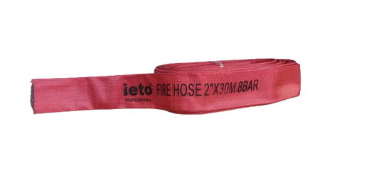 Furtun pompieri, 2 toli, 30 m, rosu