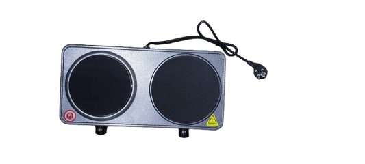 Plita electrica cu 2 ochiuri, 50/60 HZ, 2500 W, 220-240 V, 43 x 21 cm