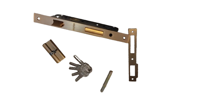 Set manere usa cu broasca si butuc cu 5 chei, Model 1