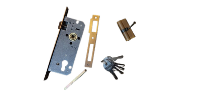Set manere usa cu broasca si butuc cu 5 chei, Model 3
