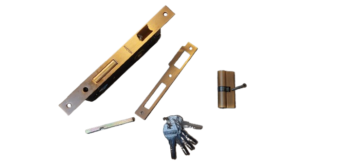 Set manere usa cu broasca si butuc cu 5 chei, Model 3