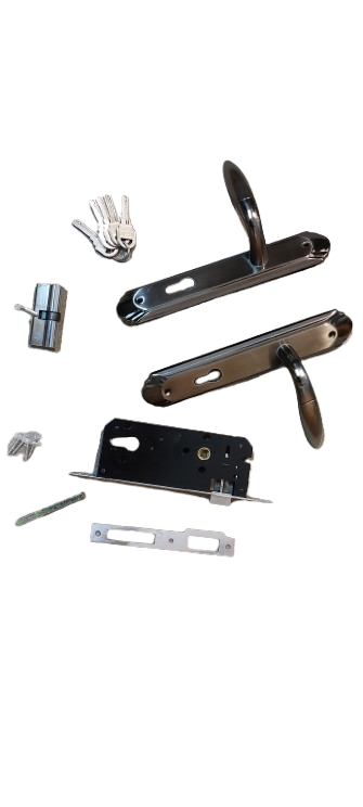 Set manere usa cu broasca si butuc cu 5 chei, Model 4