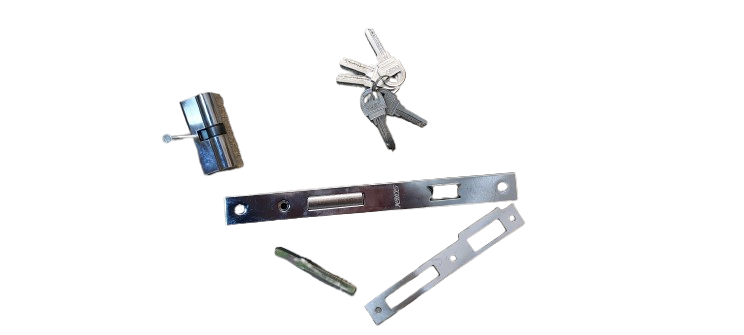 Set manere usa cu broasca si butuc cu 5 chei, Model 4
