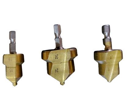 Set 3 piese burghiu tevi plastic
