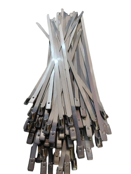 Set 100 coliere metalice 4.6x250mm