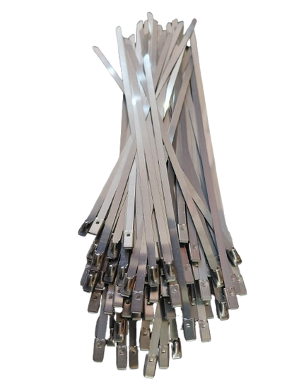 Set 100 coliere metalice 4.6x300mm