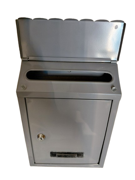 Cutie postala gri, 217x70x300 mm