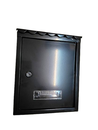 Cutie postala neagra 217x70x300 mm