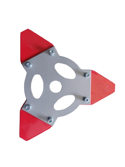 Disc motocoasa stea cu 3 taisuri, 255 mm