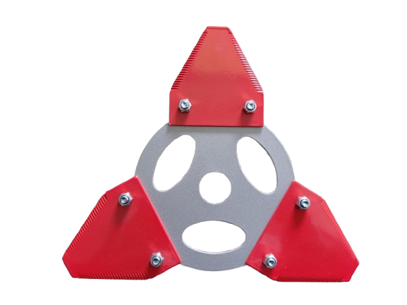 Disc motocoasa stea cu 3 taisuri, 255 mm