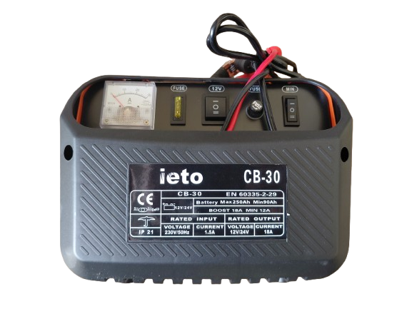 Redresor auto, incarcare baterii 12/24 V, 18A