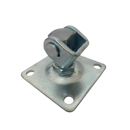 Balama reglabila cu placa  pentru porti batante, 90 x 90 mm