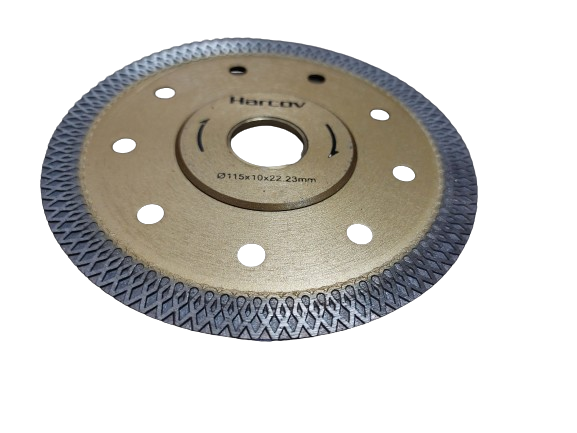 Disc diamantat pentru gresie si faianta, 115x10x22.23 mm