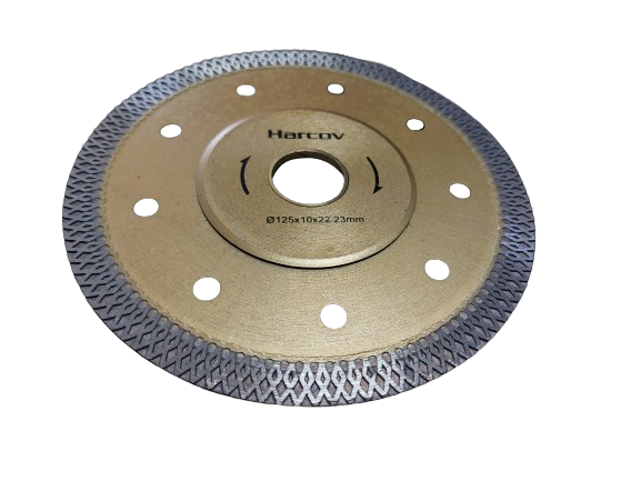Disc diamantat pentru gresie si faianta, 125 x 10 x 22.23 mm