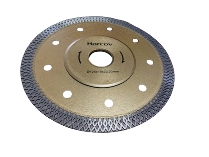 Disc diamantat pentru gresie si faianta, 125 x 10 x 22.23 mm