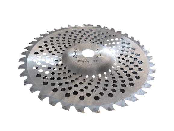 Disc motocoasa ondulat, concav cu forma de farfurie, 255 mm x 40T