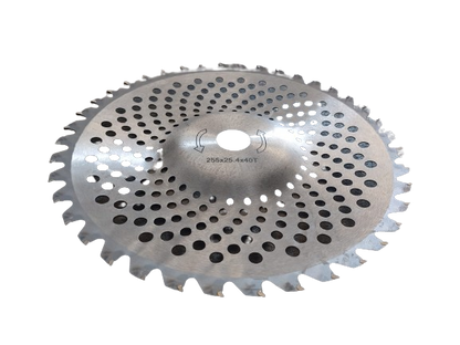 Disc motocoasa ondulat, concav cu forma de farfurie, 255 mm x 40T