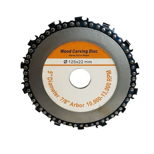 Disc pentru lemn cu lant de drujba, 125 x 22 mm