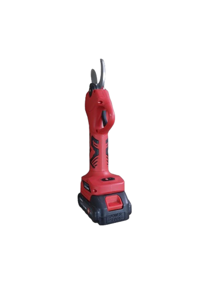 Foarfeca electrica pentru gradinarit cu 2 acumulatori, rosie Haina