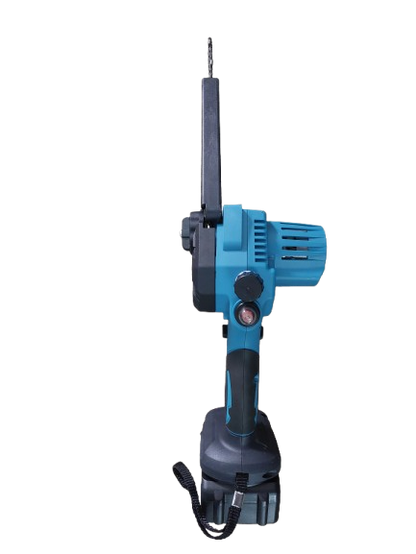 Minidrujba electrica cu lant,  8 inch cu 2 acumulatori, albastra Haina