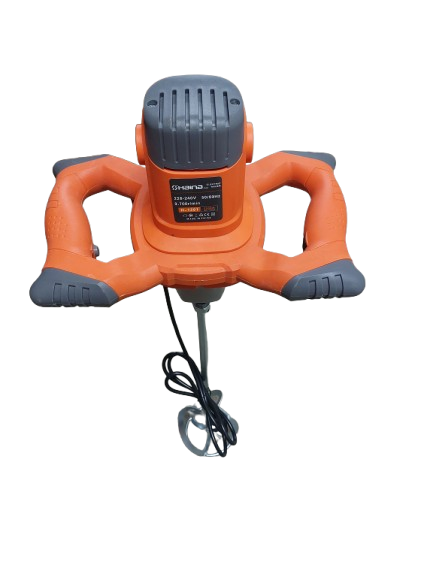 Amestecator electric, mixer pentru mortar/adeziv/vopsea, portocaliu Haina