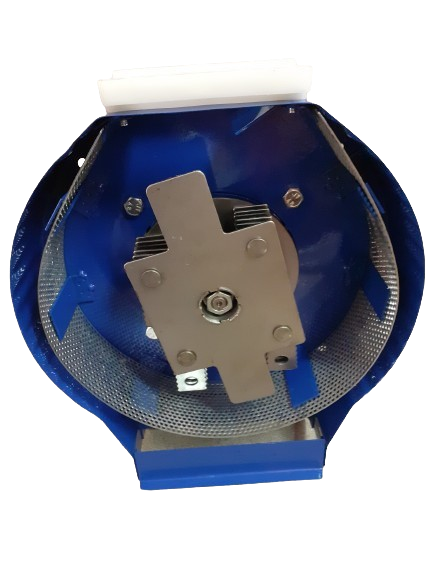 Moara cereale electrica, 3.8 kw, cuva mare albastra, 3 kg / min, 3800 rpm, 5 site, Dimensiuni 350x295x515