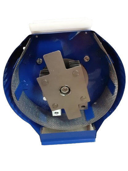 Moara cereale electrica, 3.8 kw, cuva mare albastra, 3 kg / min, 3800 rpm, 5 site, Dimensiuni 350x295x515