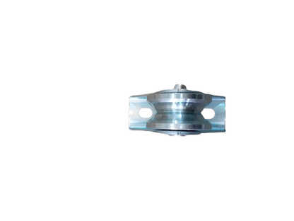 Rola poarta culisanta alb gavanizat cu profil V rotunjit, 60mm