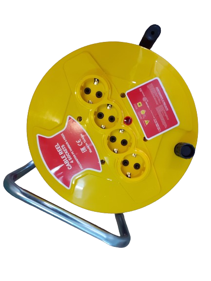 Rola prelungitor cablu electric pe tambur, 20m, 3 x 2.5