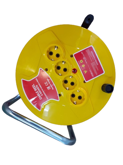 Rola prelungitor cablu electric pe tambur, 20m, 3 x 2.5