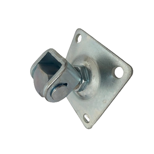 Balama reglabila cu placa pentru porti batante, 80 x 80 mm