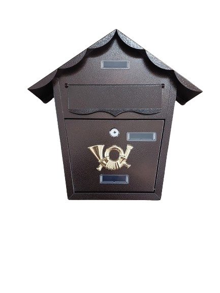 Cutie postala tip casuta, Maro 360 x100 x 370 mm