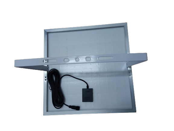 Lampa proiector led cu senzor miscare, incarcare cu panou solar