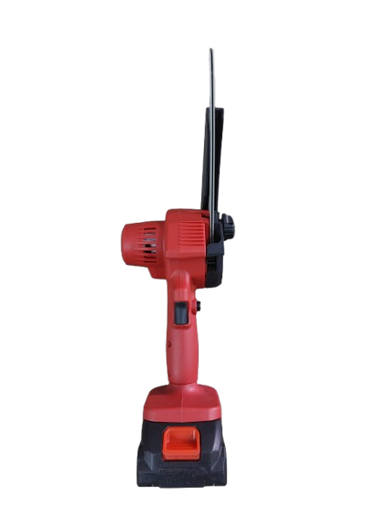 Minidrujba electrica cu lant, 6 inch cu 2 acumulatori, rosie ieto