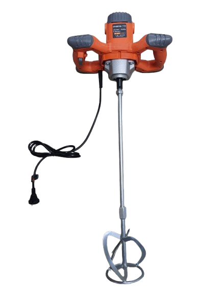 Amestecator electric, mixer pentru mortar/adeziv/vopsea, portocaliu Haina