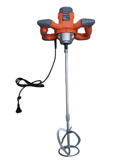 Amestecator electric, mixer pentru mortar/adeziv/vopsea, portocaliu Haina