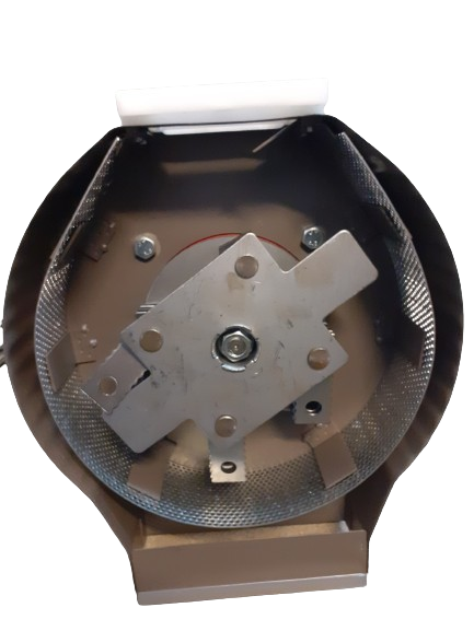 Moara cereale electrica, 4.2 kw, cuva mare inaltata rosie, 3 kg / min, 4200 rpm, 5 site, Dimensiuni 350x295x515