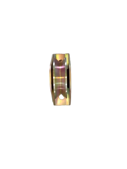 Rola poarta culisanta galben cu profil V 50mm