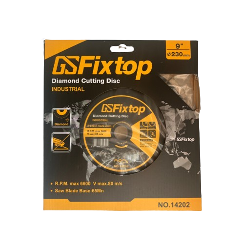 Disc diamantat taiat beton Fixtop, 230 x 7.5 x 22.2 mm