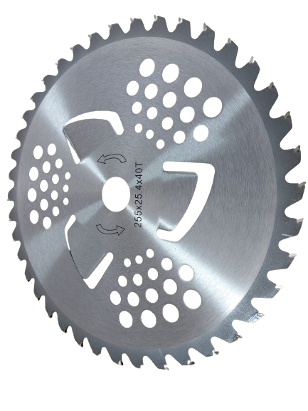Disc motocoasa cu aripioare, 255 x 25.4 mm x 40T