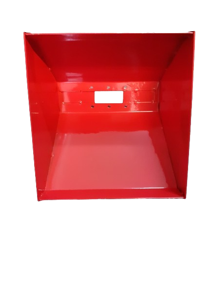 Moara cereale electrica, 3.8 kw, cuva mare rosie, 3 kg / min, 3800 rpm, 5 site, Dimensiuni 350x295x515