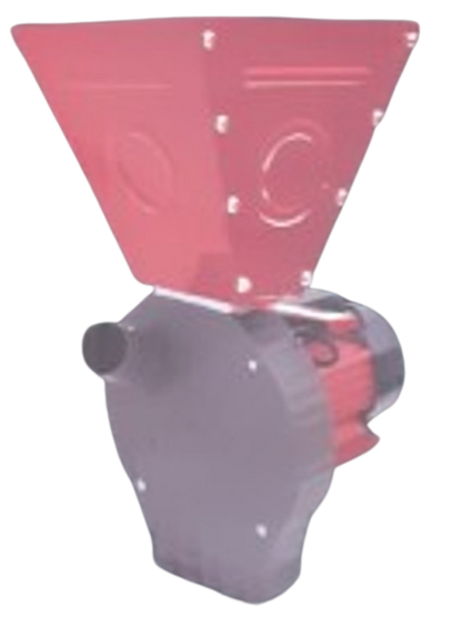 Moara cereale electrica, 4.2 kw, cuva mare inaltata rosie, 3 kg / min, 4200 rpm, 5 site, Dimensiuni 350x295x515